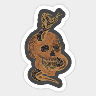 Skull Viper T Sticker